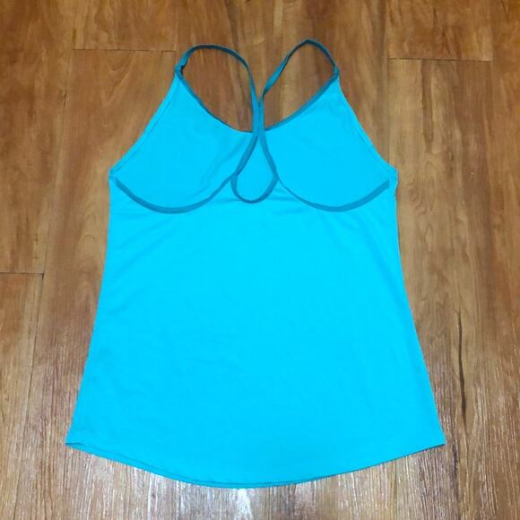 Under Armour Blue Fitted Heatgear Tank Top Size Small - Picture 2 of 5